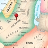 Mapa Bíblico de BERSEBA