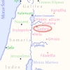 Mapa Bíblico de GADARA
