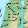 Mapa Bíblico de GARIZIM