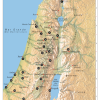Mapa Bíblico de GILBOA