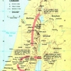 Mapa Bíblico de GILGAL