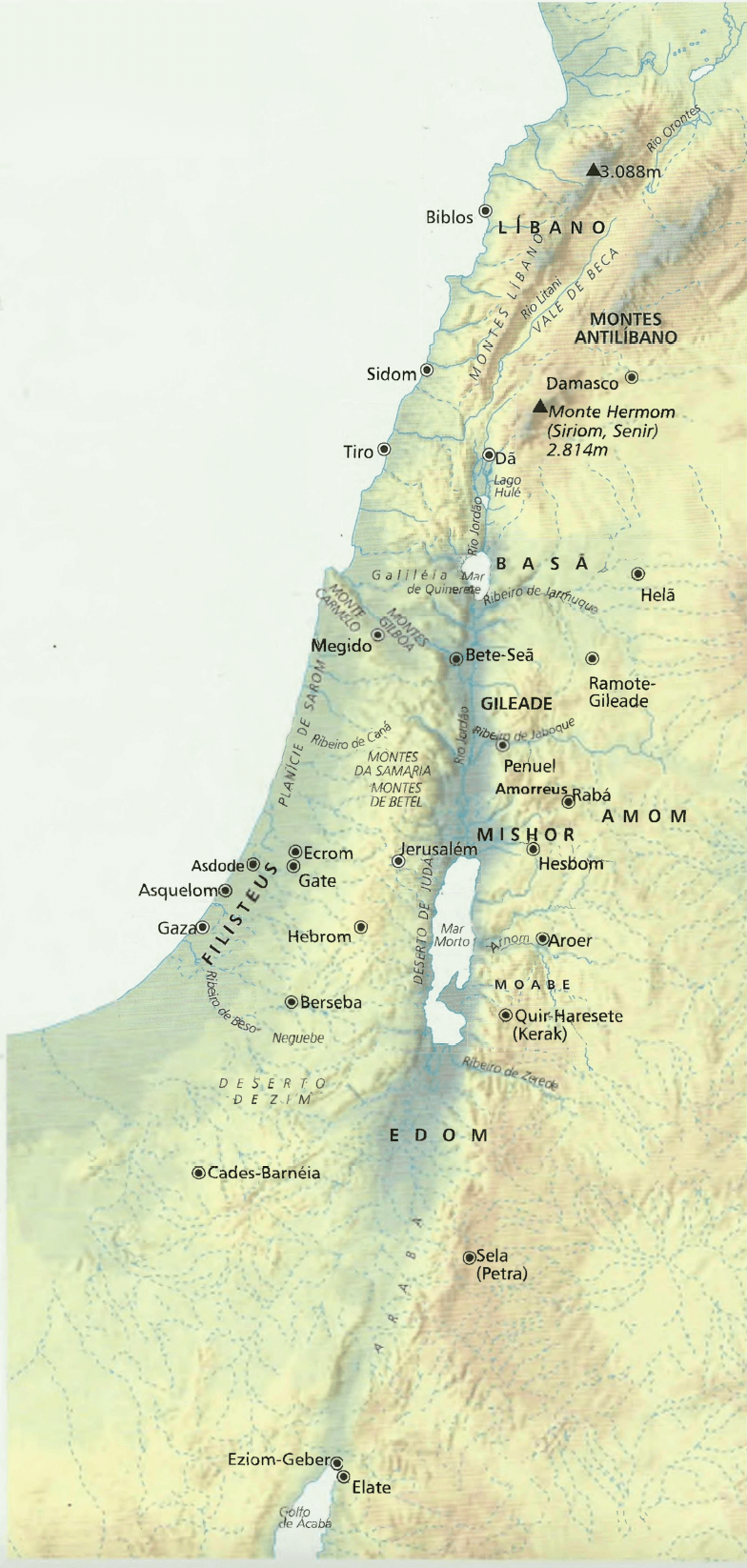 Vizinhos de Israel e Judá Muitas nações vizinhas de Israel e Judá haviam em algum momento, feito parte do reino de Davi.