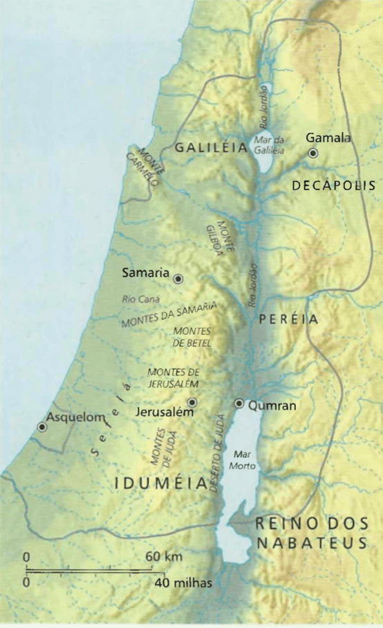 O Estado judaico sob o domínio de Alexandre Janeu As fronteiras do Estado judaico dos hasmoneus coincidiam. aproximadamente, com as do reino de Davi.