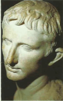 Busto de Augusto (27 a.C.-14 d.C.), imperador na época em que Jesus nasceu.