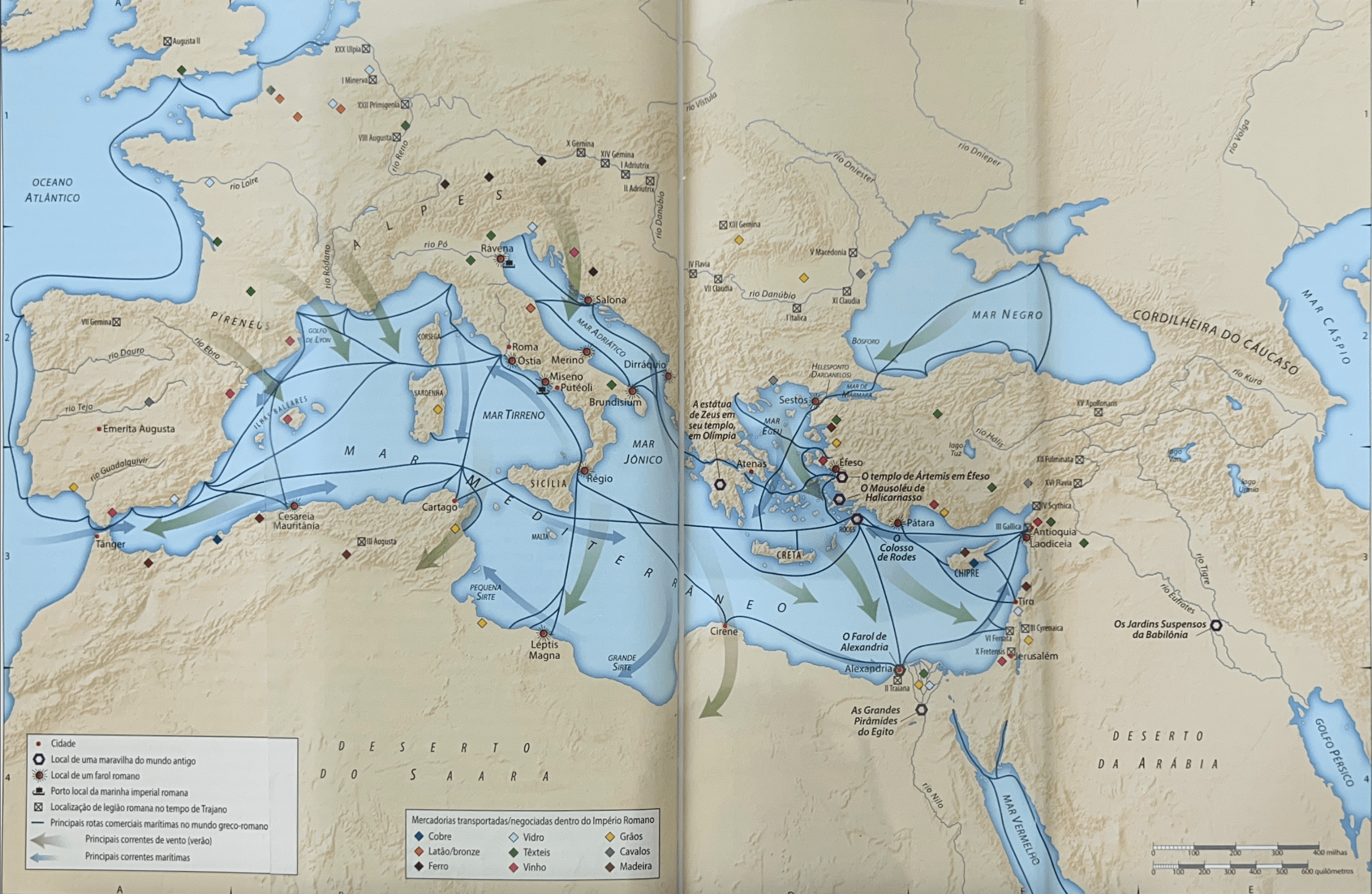 Rotas Marítimas do mundo Greco-Romano