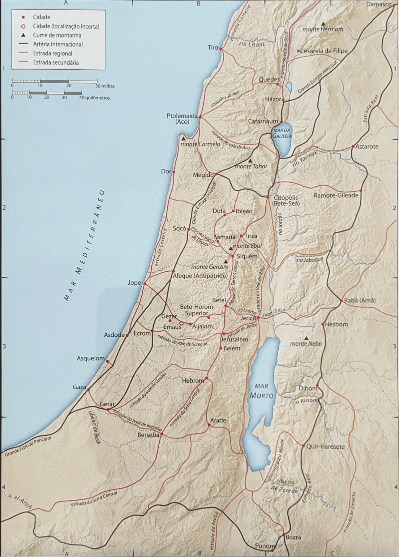 As estradas da Palestina