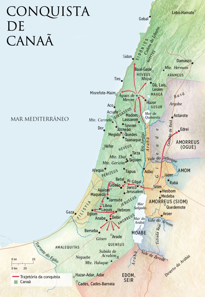 Mapa Bíblico de BASÃ